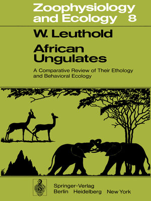 cover image of African Ungulates